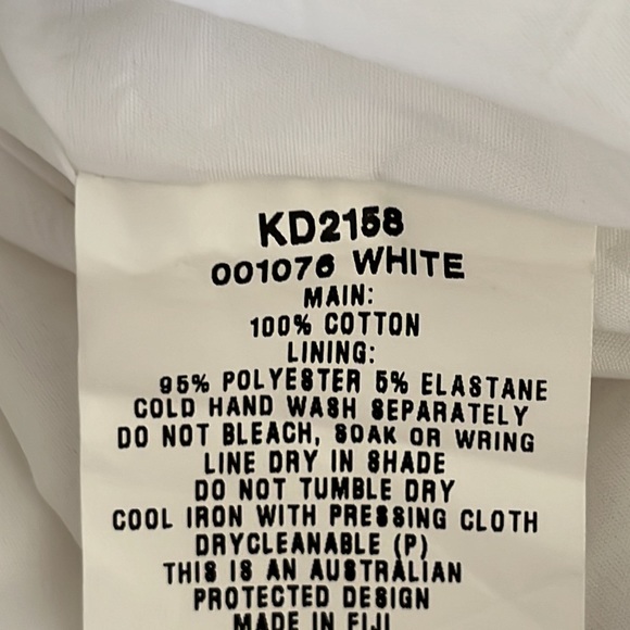 KOOKAI White Broderie Anglaise Embroidered Off The Shoulder Mini Dress - Picture 16 of 16